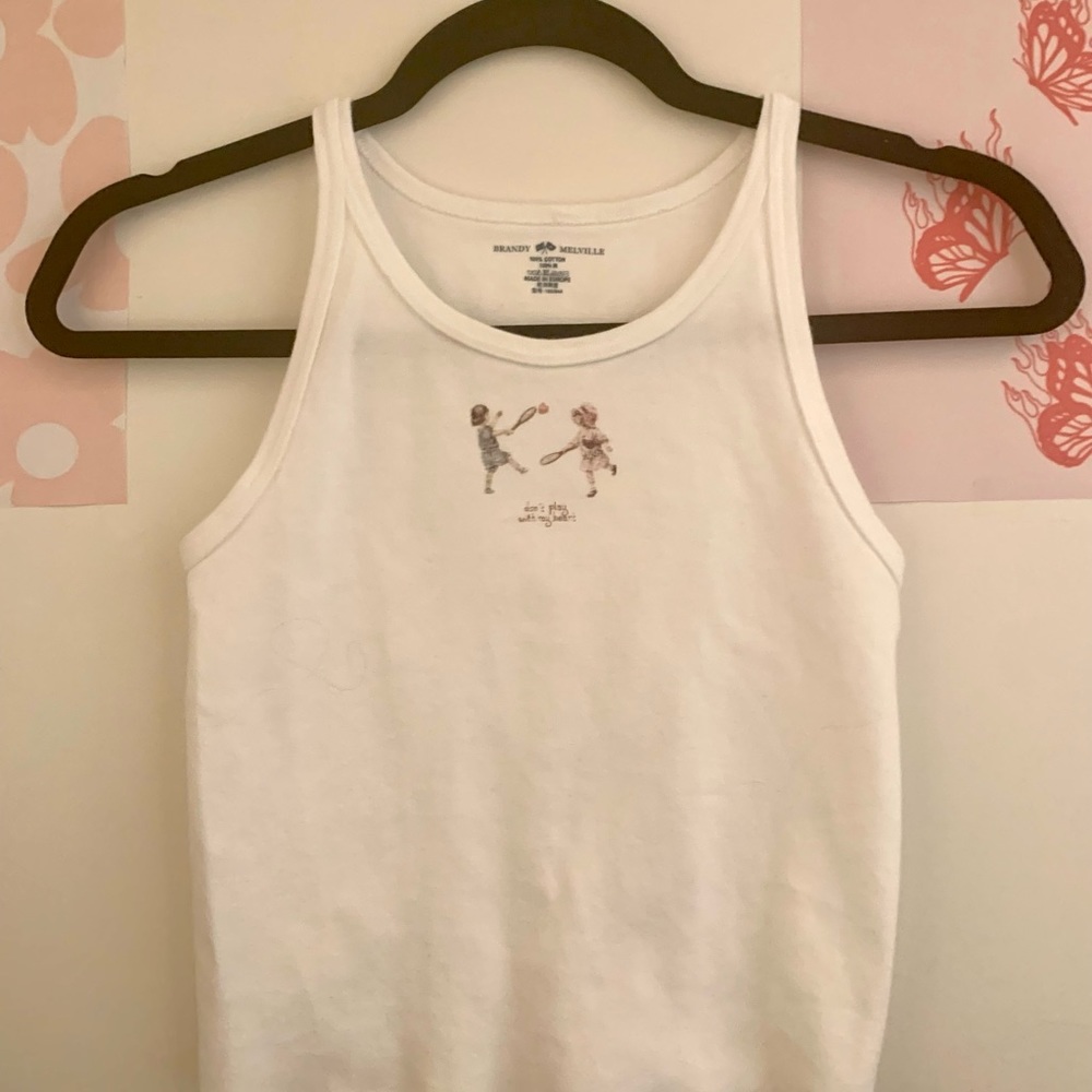 Brandy Melville don’t play with my heart tank